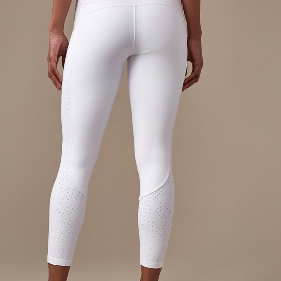 SOLD. Lululemon Mind over miles tight white - Picture 3 of 7